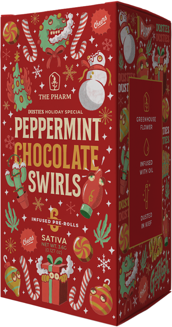 Peppermint Chocolate Swirls